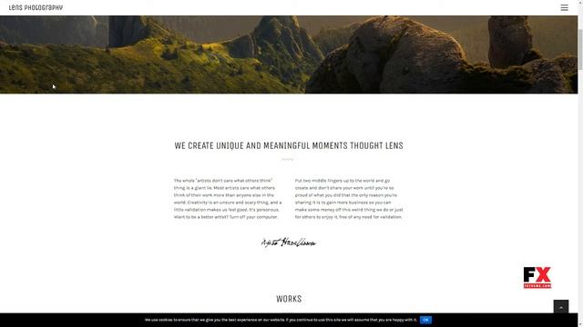 Lens Photography - Photography Portfolio WordPress Theme Bamba смотреть онлайн