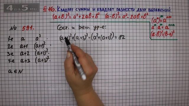 Упражнение № 591 – ГДЗ Алгебра 7 класс – Мерзляк А.Г., Полонский В.Б., Якир М.С. смотреть онлайн