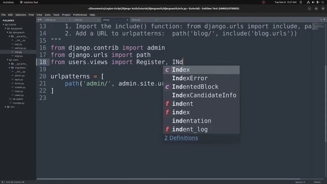 User Authentication in Django смотреть онлайн