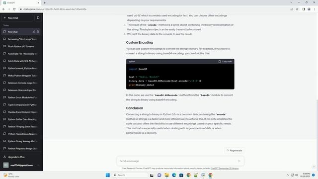 Faster way to convert string to binary in Python 3 6 смотреть онлайн