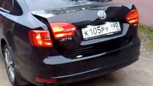 Полное открывание крышки багажника JETTA 6 (2011г.)