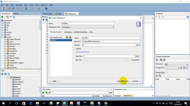 Step 1 Create Tablespace смотреть онлайн