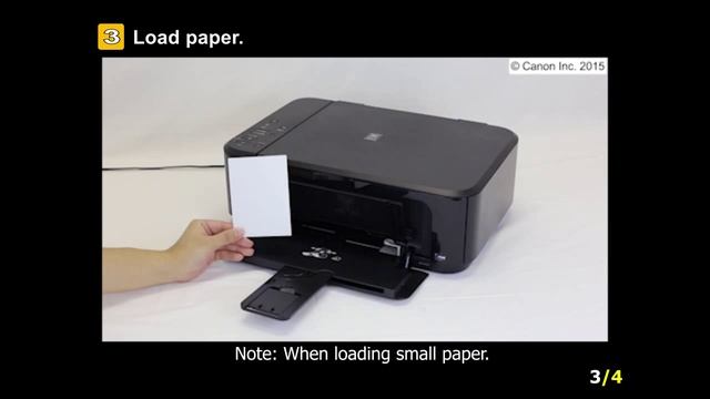 PIXMA MG3620: Setting Up the Paper for Printing смотреть онлайн