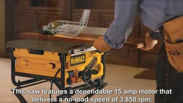 Dewalt DW745 10-Inch Compact Job-Site Table Saw Review смотреть онлайн