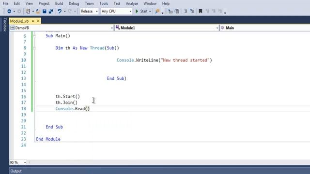 VB.Net Create Thread смотреть онлайн