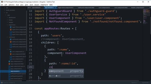 Angular 4 Tutorial 22: Child Routes смотреть онлайн