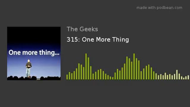 315: One More Thing смотреть онлайн