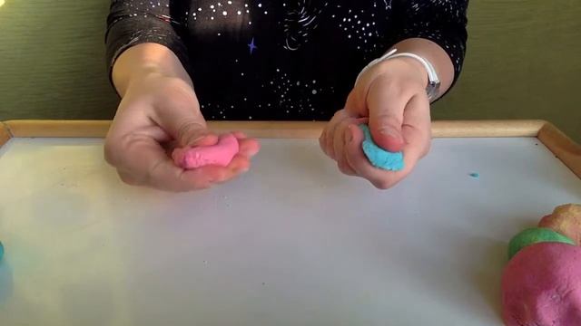 5. Смешиваем цвета. Делаем радужного Змея. Работа с солёным тестом. смотреть онлайн