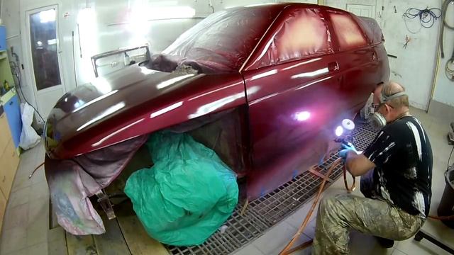 Секрет покраски автомобиля в глянец: Полировка? | Итог покраски ВАЗ 2112. смотреть онлайн