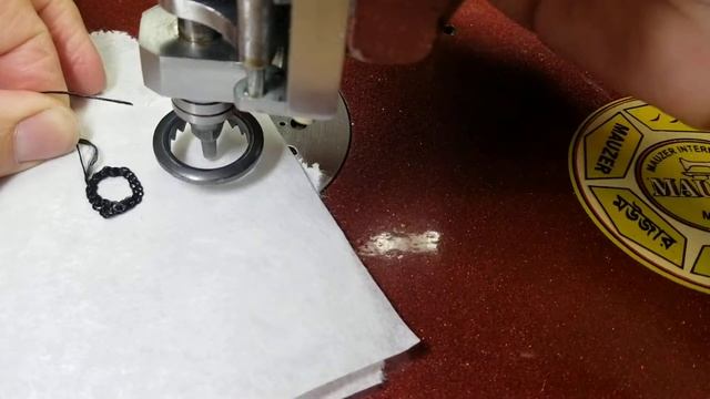 How To Thread, Stop and Start on a Chain stitch embroidery Machine смотреть онлайн