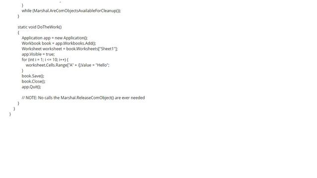 Why do instances of Excel not close when opened via interop, even though Word ap... (2 answers) смотреть онлайн