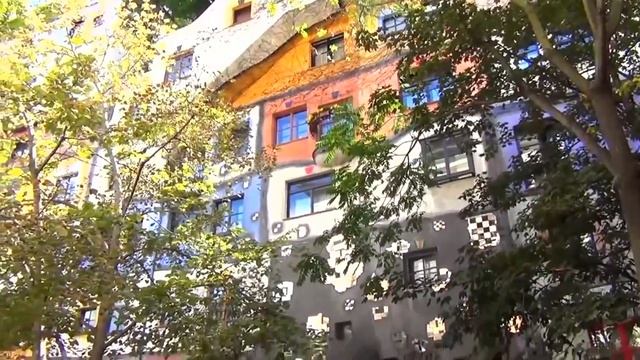 Дом Хундертвассера/Hundertwasserhaus/Вена/Австрия/На машине по Европе смотреть онлайн