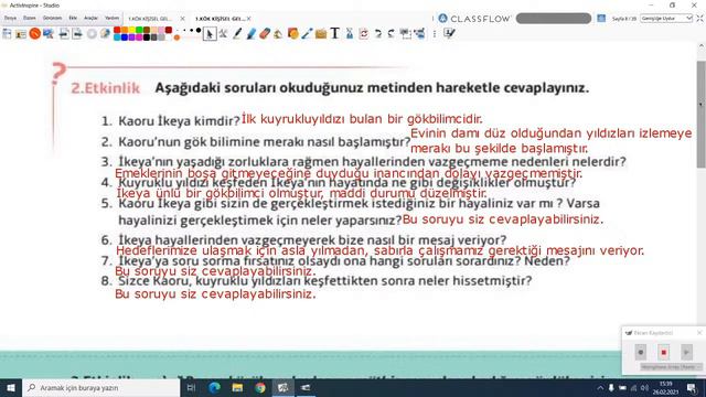 2020-2021 7.Sınıf Türkçe T7000 Kişisel Gelişim Adını Göklere Yazdıran | Anlatan Raşiye Kılıç смотреть онлайн