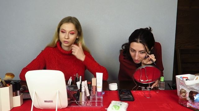 Провальный макияж ? Повторяем новогодний макияж по фото ? Что получилось? смотреть онлайн