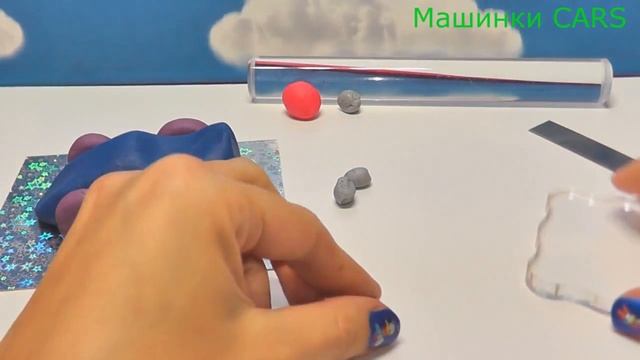 Гоночная машинка из Play Doh