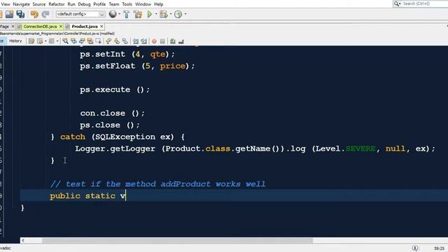 Add Product Method java смотреть онлайн
