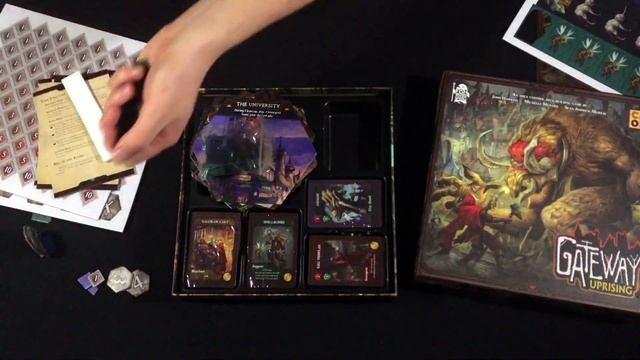 Распакуем Gateway Uprising Настольная игра / Unboxing Gateway Uprising boardgame смотреть онлайн