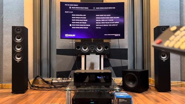 Elac F5.2 Front / C5.2 /Surr B5.2 / Sub 1020 ขับด้วย Yamaha RX-V6A смотреть онлайн