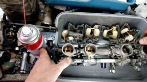 Honda CB1000SF, Часть 1,чистка карбюраторов..