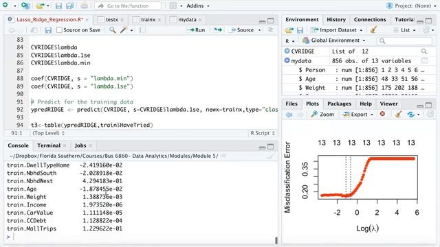 Training and Testing Ridge Regression in R смотреть онлайн