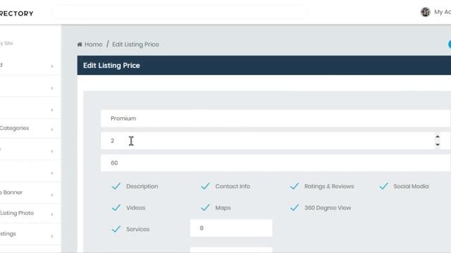 Listing credentials, permissions and options - The Directory PHP Template смотреть онлайн