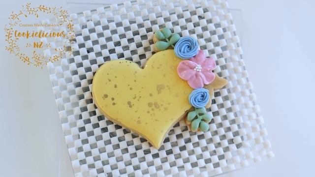 How to make Floral Heart & Mini Flower Cluster Cookies ~ Perfect for MOTHER'S DAY смотреть онлайн