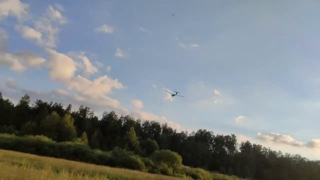 Самодельная модель планера на радиоуправлении. смотреть онлайн