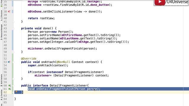 Android Fragment to Fragment & Activity Communication | Android Fragment Tutorial | U4Universe смотреть онлайн