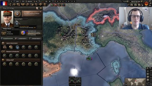 What If Vichy France Won?! HOI4 La Resistance (Hearts of Iron 4) смотреть онлайн