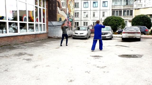 Молодёжный центр "Звездный", "День открытых Дверей", тренеровка на улице. смотреть онлайн