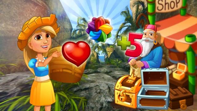 Tropic Trouble Match 3 Builder - A Paradise Island Adventure смотреть онлайн