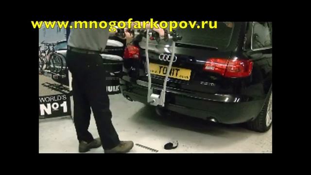 Велобагажник на фаркоп Thule HangOn 974 (установка,обзор)