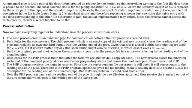 How process substitution is implemented in bash? (2 Solutions!!) смотреть онлайн