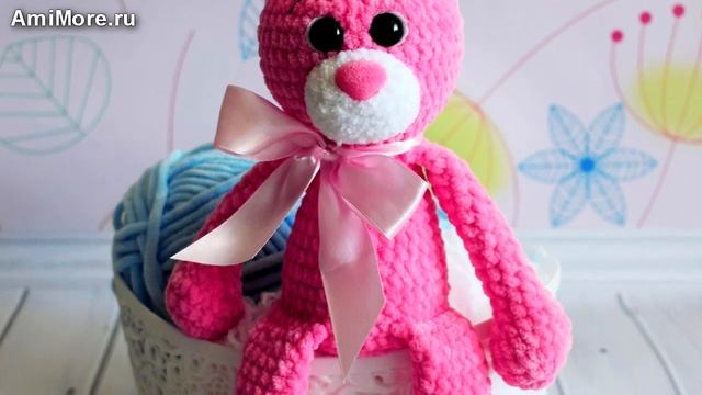 Амигуруми: схема Зайка-болтайка. Игрушки вязаные крючком - Free crochet patterns. смотреть онлайн