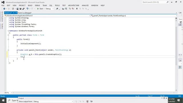 how to make a circle on c# GUI | how to draw a circle in c# GUI | circle in c# смотреть онлайн