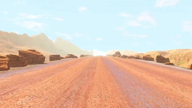 BeamNG Drive - Racing & Crashing The Hopper Crawler On The Long Bumpy Desert Road