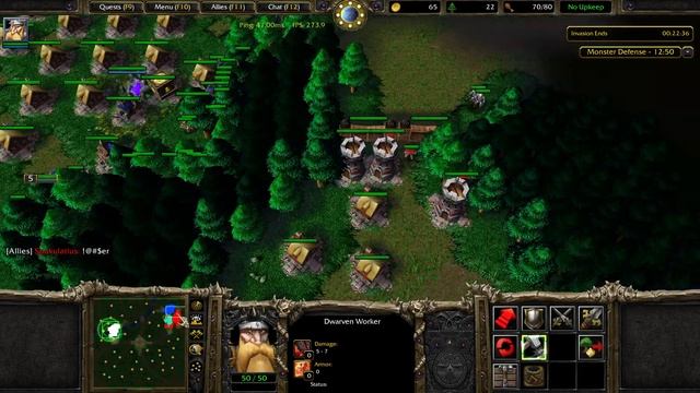 Monster Defense - Dwarf Kingdom - #001 - Warcraft 3 Reforged смотреть онлайн