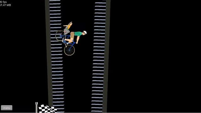 Let's Play - Happy Wheels - Biggest Spike Fall смотреть онлайн