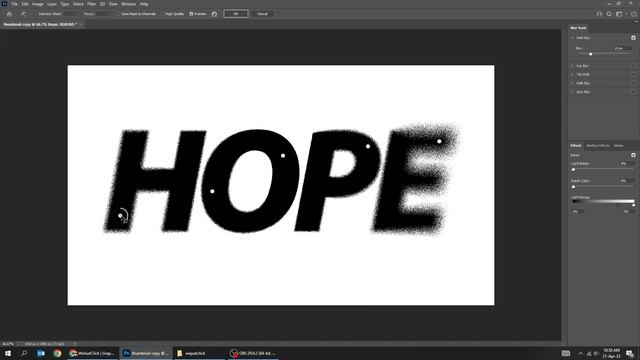 How To Create Grain Text Effect - Photoshop Tutorial смотреть онлайн