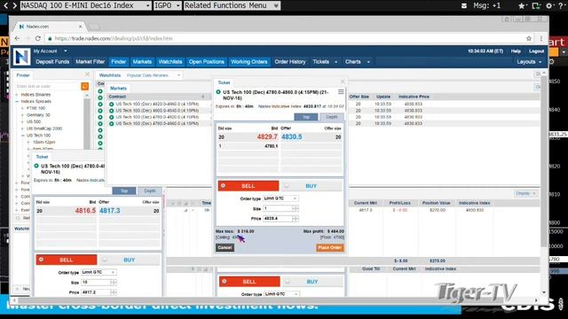 Bull-Bear Binary Option Hour on TFNN by Nadex - November 21st, 2016 смотреть онлайн