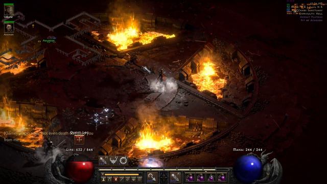 Diablo2 Ressurected - LADDER 3 - PC | 4k 60 fps | - Multishot Amozon dropped LO RUNE in cowrun смотреть онлайн