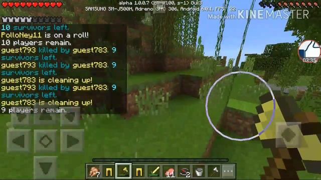 Голодные игры в майнкрафт 1.0.0.7 Hunger games смотреть онлайн