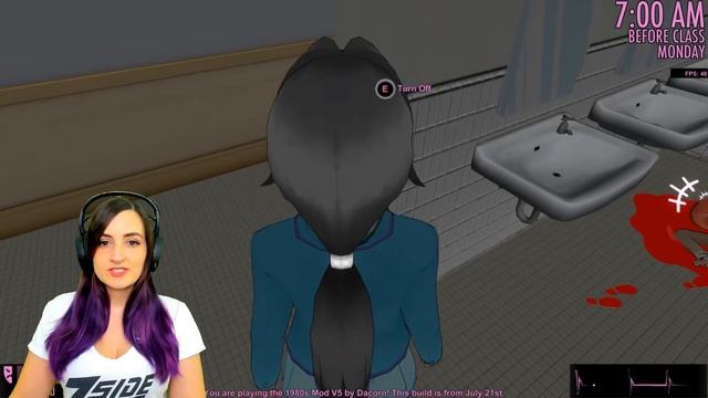 Yandere's Mom IS BACK!! | Yandere Simulator: 1980s Mode (MOD) | Part 1 смотреть онлайн