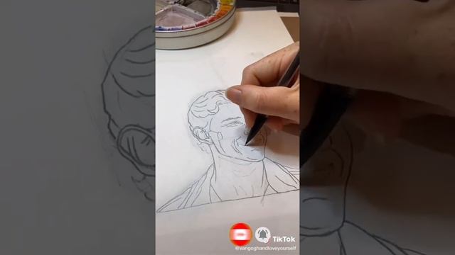 способ как перенести рисунок на другую бумагу | a way to transfer a drawing to another paper #short смотреть онлайн