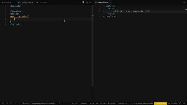 Registro de componentes en Vue 3 смотреть онлайн