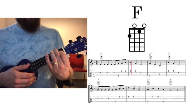 Hjulene på bussen for Ukulele смотреть онлайн