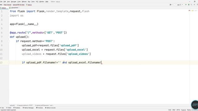 File Uploading with Flask | Tamil смотреть онлайн