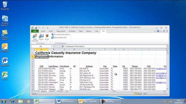 Using eDOCS with Excel смотреть онлайн