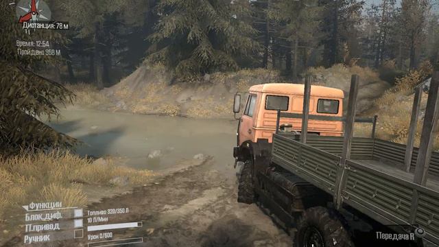 Spintires MudRaner прохождение карты спуск #1 без ошибок смотреть онлайн
