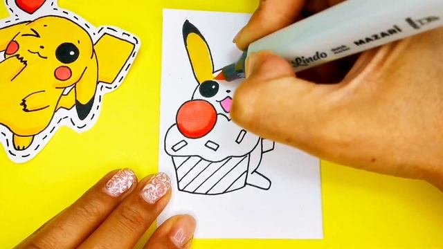 ⚡Идеи для Наклеек /Рисунок ПИКАЧУ для Срисовки смотреть онлайн